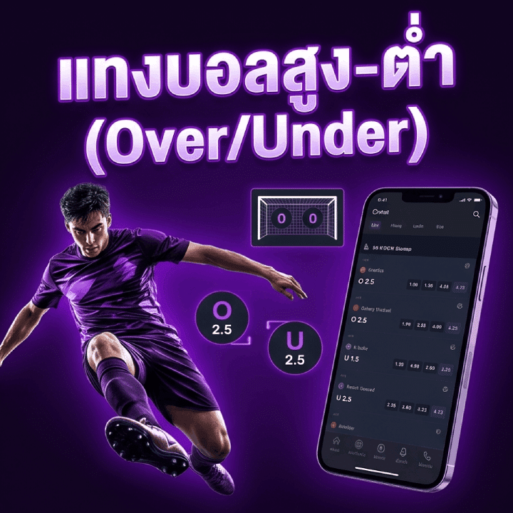 แทงบอลสูง-ต่ำ (Over/Under)
